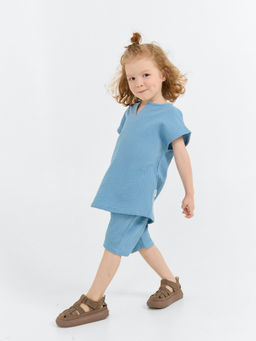 Шорты муслиновые Деним - Bungly фото 8