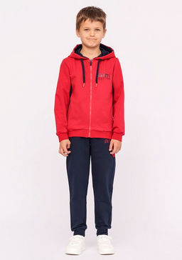 CRB wear/CWJB 90109-26 Комплект для мальчика (толстовка, брюки),красный/Ex.Cherubino  фото 2