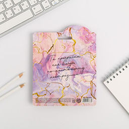 Подарочный набор, блокнот и ручка пластик C 8 Марта