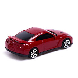 Машина металлическая NISSAN GT-R (R35), 1:64, цвет красный - Автоград фото 3