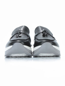 03-5951-3 BLACK Лоферы женские (натуральная кожа)