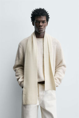 WOOL BLEND BUTTONED JUMPER - Zara фото 2