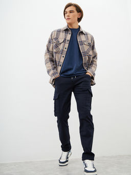 Мужские джинсы Карго утеплённые - Mossmore фото 37