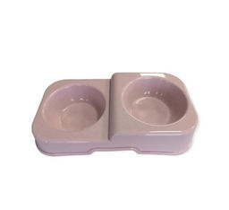 Миска пласт. двойная ЗооОпт Ступеньки 2х0,3л 1/48 BB-A32-055