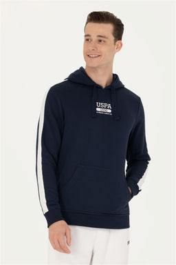 U. S. Polo Assn Мужская темно-синяя толстовка с капюшоном - U.s. polo assn фото 11