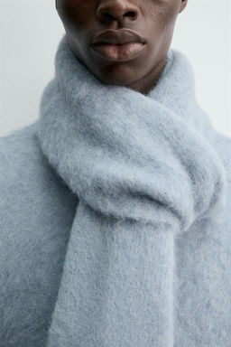ALPACA BLEND KNIT SCARF - Zara фото 2