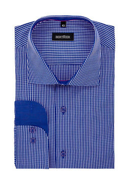 Сорочка мужская длинный рукав BERTHIER MARINA1889B2/Fit-M(0-1)  фото 4