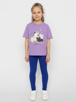 CRB wear / CSKG 70414-41 Брюки модель легинсы для девочки,темно-синий/Ex.Cherubino