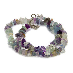 Бусы из камня Флюорит обеспечивает успех в любых начинаниях45см