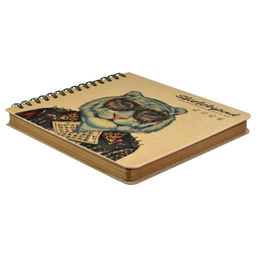 Скетчпад 200х200 мм, 120 л, блок - крафт-бумага 80 г/м?, арт. 61862 МОДНЫЙ ТИГР - Феникс+ фото 5