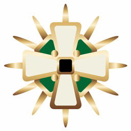 Брошь Винтаж №7 Green