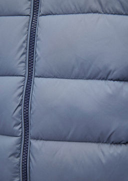 Kapusonlu Mavi Sisme Yelek  фото 8