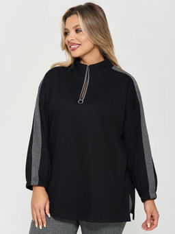 Джемпер 0431-1с черный