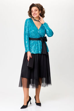 Костюм LADY SECRET 1647 бирюзовый/черный