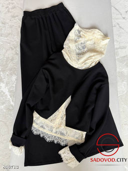 Костюм женский тройка кофта,штаны,кофта безрукавка - Bruno фото 3