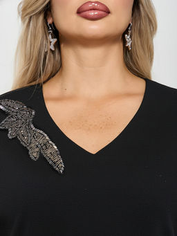 Платье 0421-1 черный