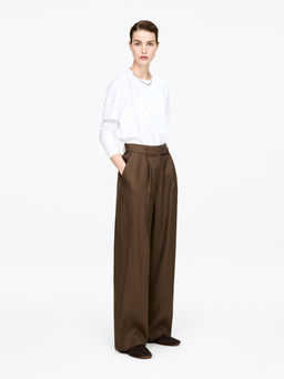 Pantalones de sastre anchos - H&m фото 4