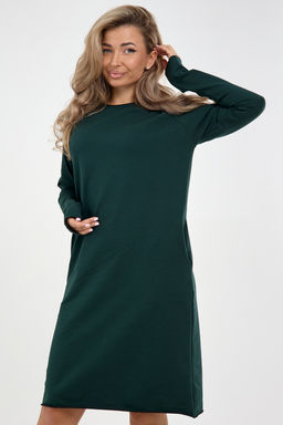 Платье футер-реглан