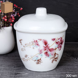 Банка для мёда 300 мл квадратная / FTZ40 (7288) /уп 48/ Колибри