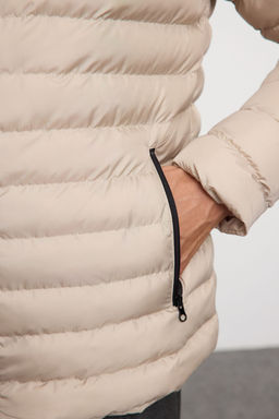TRENDYOL MAN Antrasit Regular Fit Kapusonlu K?sl?k Mont TMNAW25MO00028 - Trendyolmilla фото 4