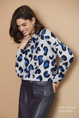 2434 Свитшот - Niv niv  fashion фото 3