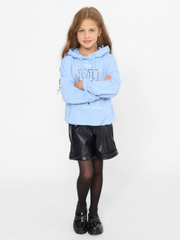 CRB wear/CWJG 63718-43-390 Толстовка для девочки,голубой/Ex.Cherubino  фото 2