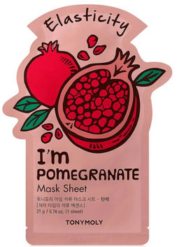 TONYMOLY I 'AM POMEGRANATE MASK SHEET - ELASTICITY Антивозрастная тканевая маска для лица с экстракт  фото 2