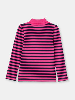 CRB wear/CSKG 63034-46-304 Водолазка для девочки, циклама/Ex.Cherubino  фото 3