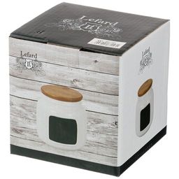 БАНКА ДЛЯ СЫПУЧИХ ПРОДУКТОВ NATIVE 550 МЛ. 10*10 СМ. ВЫСОТА=11 СМ - Lefard фото 2