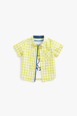 Mothercare / Комплект: футболка, рубашка  фото 2