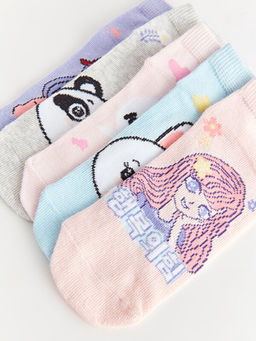 Desenli K?z ?ocuk Patik ?orap 5li - Waikiki фото 3