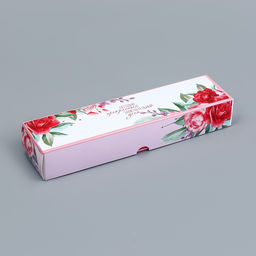 Цена за 2 шт. Коробка для 5 конфет с обечайкой, с окном Цветочки, 21?5?3.3 см