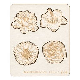 "Mr.Painter" CHI-7 Чипборд 7 см х 8.5 см 1 шт. СК/Распродажа