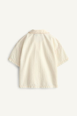 CAMISA PESPUNTES CONTRASTE LIMITED EDITION / Blanco roto - Zara фото 2