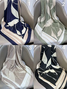 K13578 Платок (90/90см шелк) МУЛЬТИЦВЕТ_02