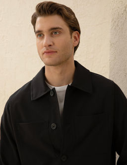 Siyah Regular Fit G_mlek Ceket - Pierre cardin фото 2