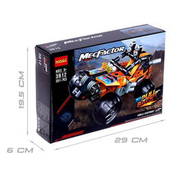 Конструктор с инерционным механизмом Багги, 201 деталь - Decool фото 5