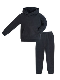 Костюм детский флисовый черный 7043 г(ш) (104, 56)