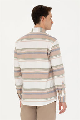 Мужская рубашка с длинным рукавом Stone - U.s. polo assn фото 5