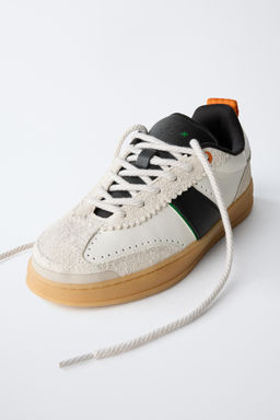 LEATHER SNEAKERS - Zara фото 3