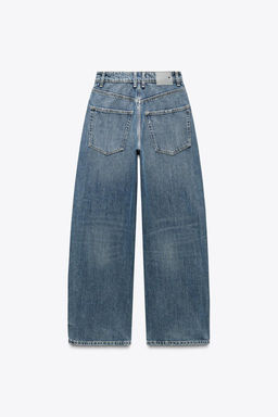 TRF MID-WAIST BAGGY JEANS - Zara фото 7