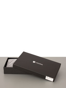 LACCOMA клатч V7513-черный натуральная кожа фото 5