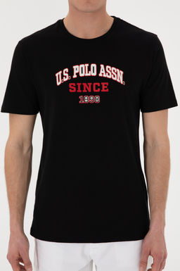 Erkek Regular Fit Bisiklet Yaka Siyah Ti__rt Sepette S_rpriz _ndirim - U.s. polo assn фото 6