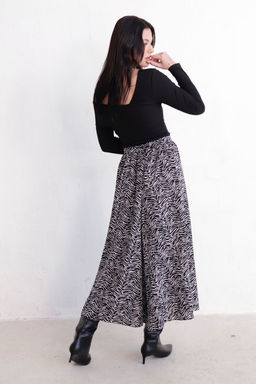 11314 Юбка А-силуэта чёрно-белая - Martichelli фото 10