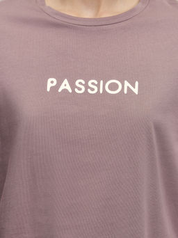 Футболка прямого кроя с принтом / Zarina  фото 6