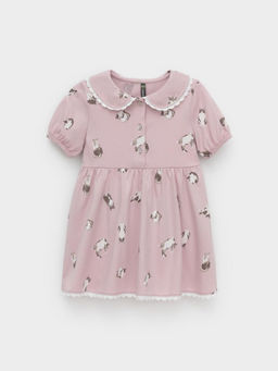 КР 5932/розово-бежевый 2706 Н082 к639 платье д/дев яс