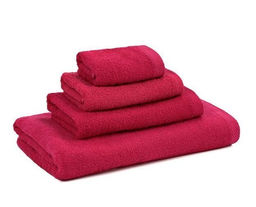 Махровое полотенце Светофор-малина 50*90 см. хлопок 100% - Лен поволжья фото 2