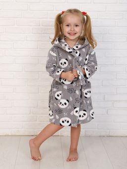 ХЛ007 Халат "Панда" (серый)
