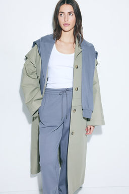 Pantalon de chandal en mezcla de algodon