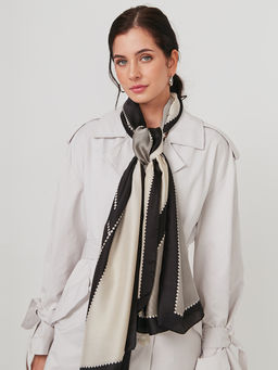 Большой, мягкий, тонкий и очень нежный двусторонний палантин - Tantino фото 8